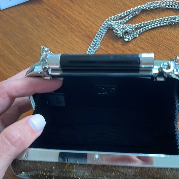 NWT Diane Vonfurstenberg green clutch 5.5 x 4 x 2 Von Furstenberg - Picture 11 of 11